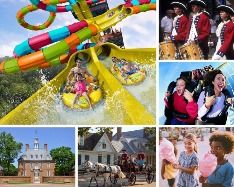 Busch Gardens and Williamsburg VA Vacation Package